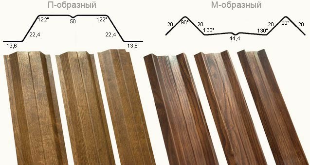 П-образный металлический штакетник